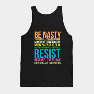 Impeach Trump Be Nasty Tank Top